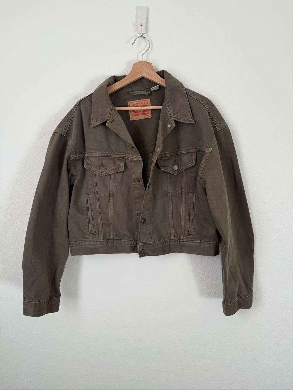 Levi’s 90s Cropped Trucker Jacket XL - Picture 3 of 6